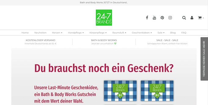 Der Online Shop für den amerikanischen Lifestyle