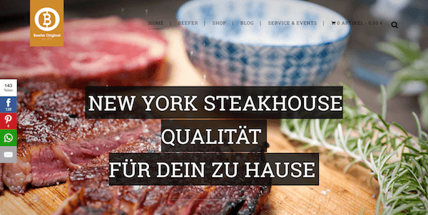 Einzigartig Grillen mit dem Beefer Shop