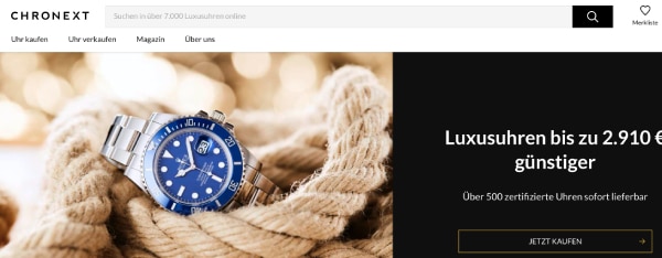 Chronext Luxusuhren online kaufen