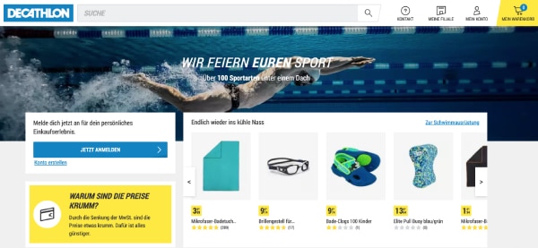 Sportartikel bei decathlon kaufen