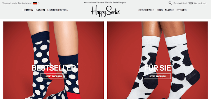 Coole Socken kaufen bei Happysocks