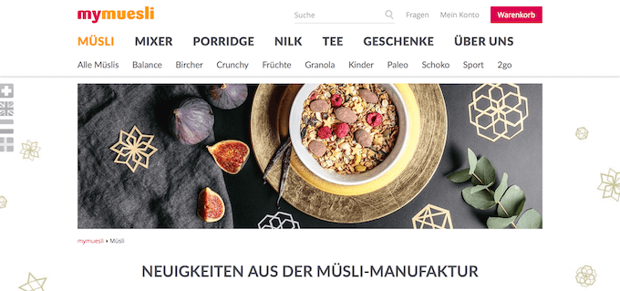 Müsli kaufen bei MyMüsli