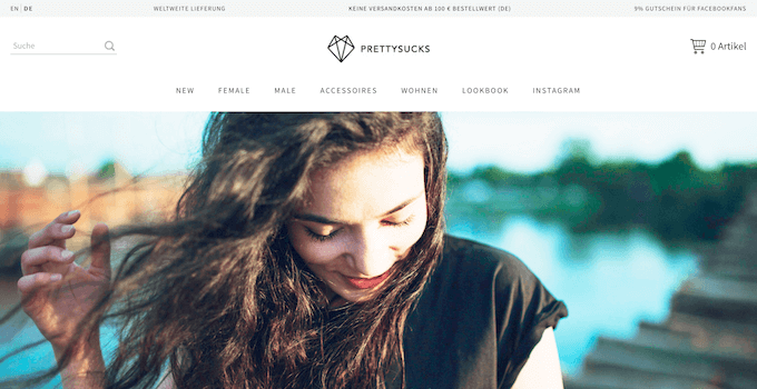 Das Fashion-Label prettysucks aus Hamburg