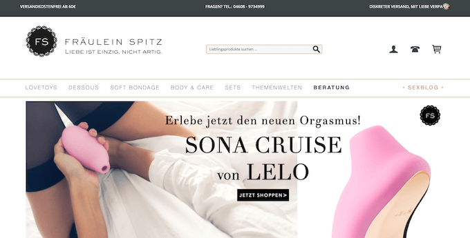 Online-Shop von Fräulein Spitz