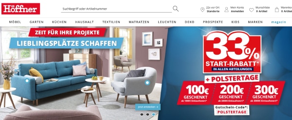 Möbel online kaufen bei Möbel Höffner