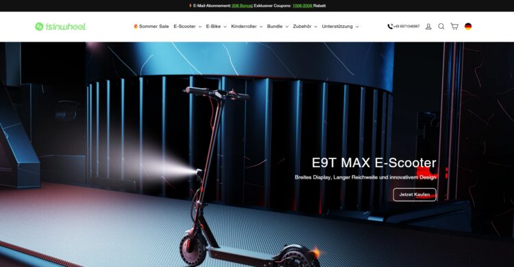 isinwheel E-Scooter Gutscheine