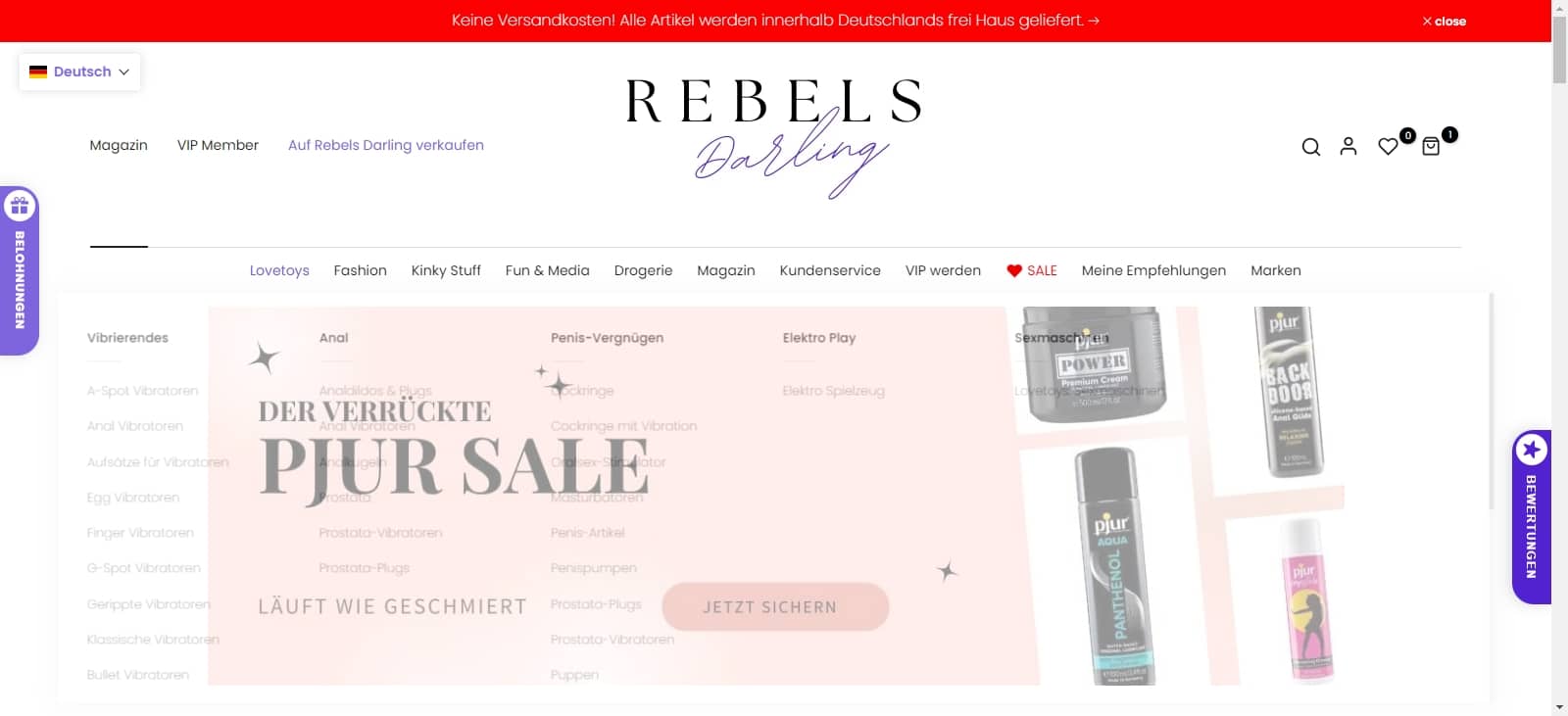 rebelsdarling gutscheine startseite